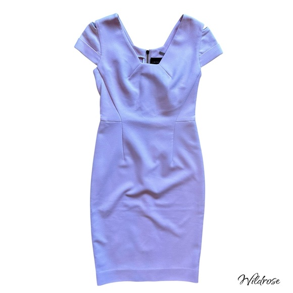 ✨ Roland Mouret Light Pink Tailored Sheath DressLimited Edition Size 8 6 4 ✨
